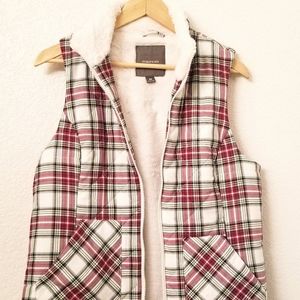 Plaid vest